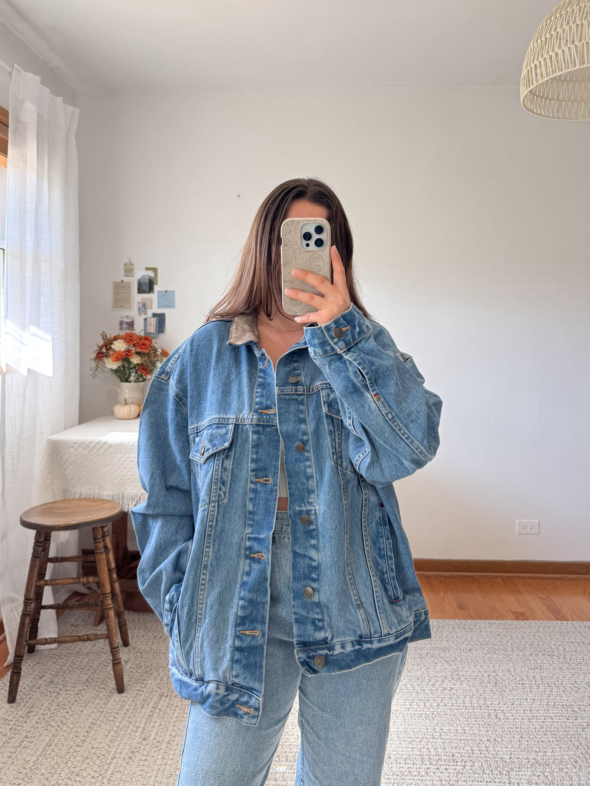 The Boxy Denim Jacket (XL)