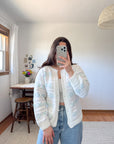 The Fair Isle Spring Cardigan (M)