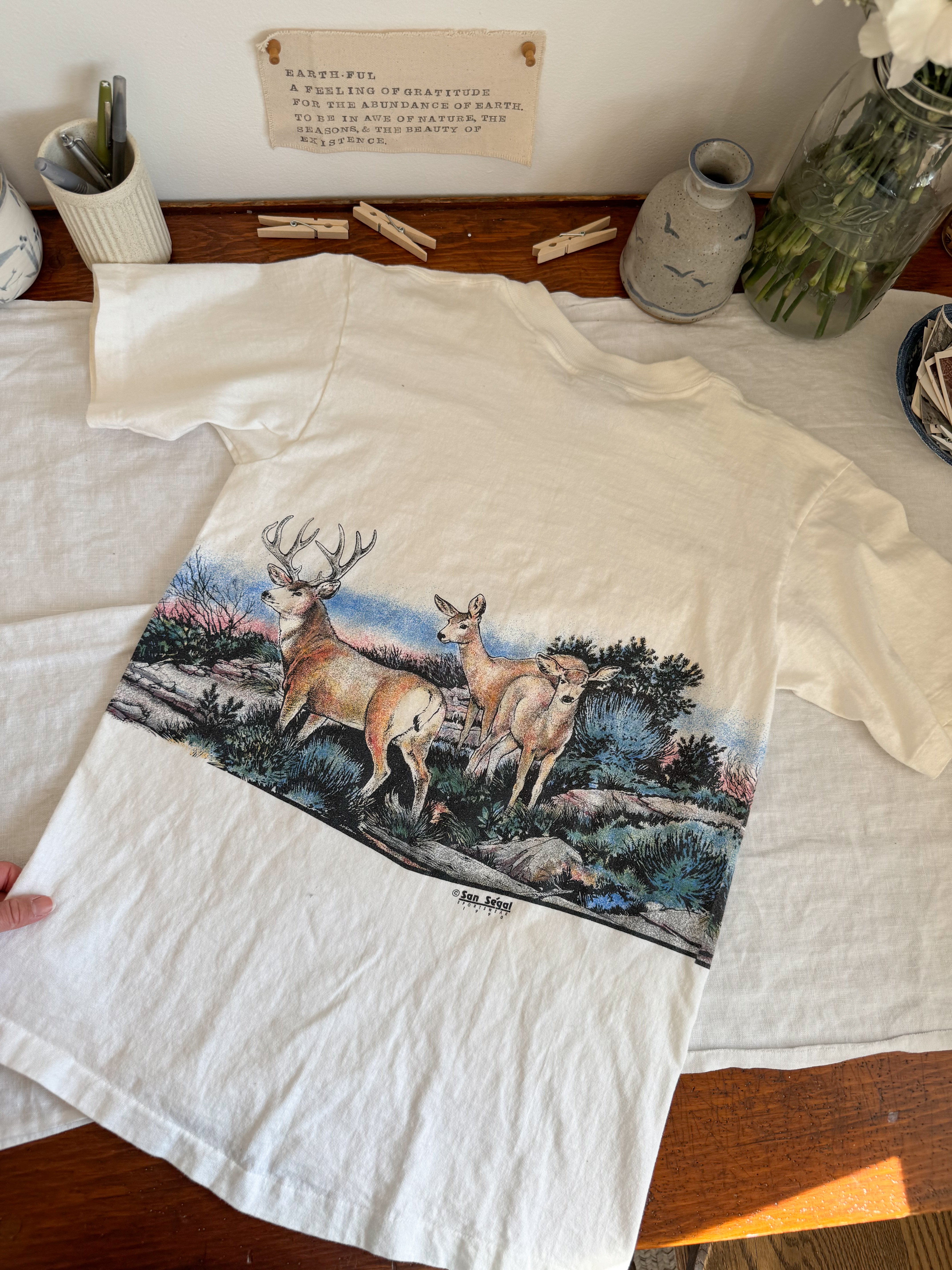The Double Sided Maine Deer T Shirt (S)