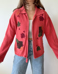 The Coral Leaf Cardigan (M)
