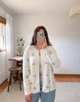 The Ladybug Flower Cardigan (M)