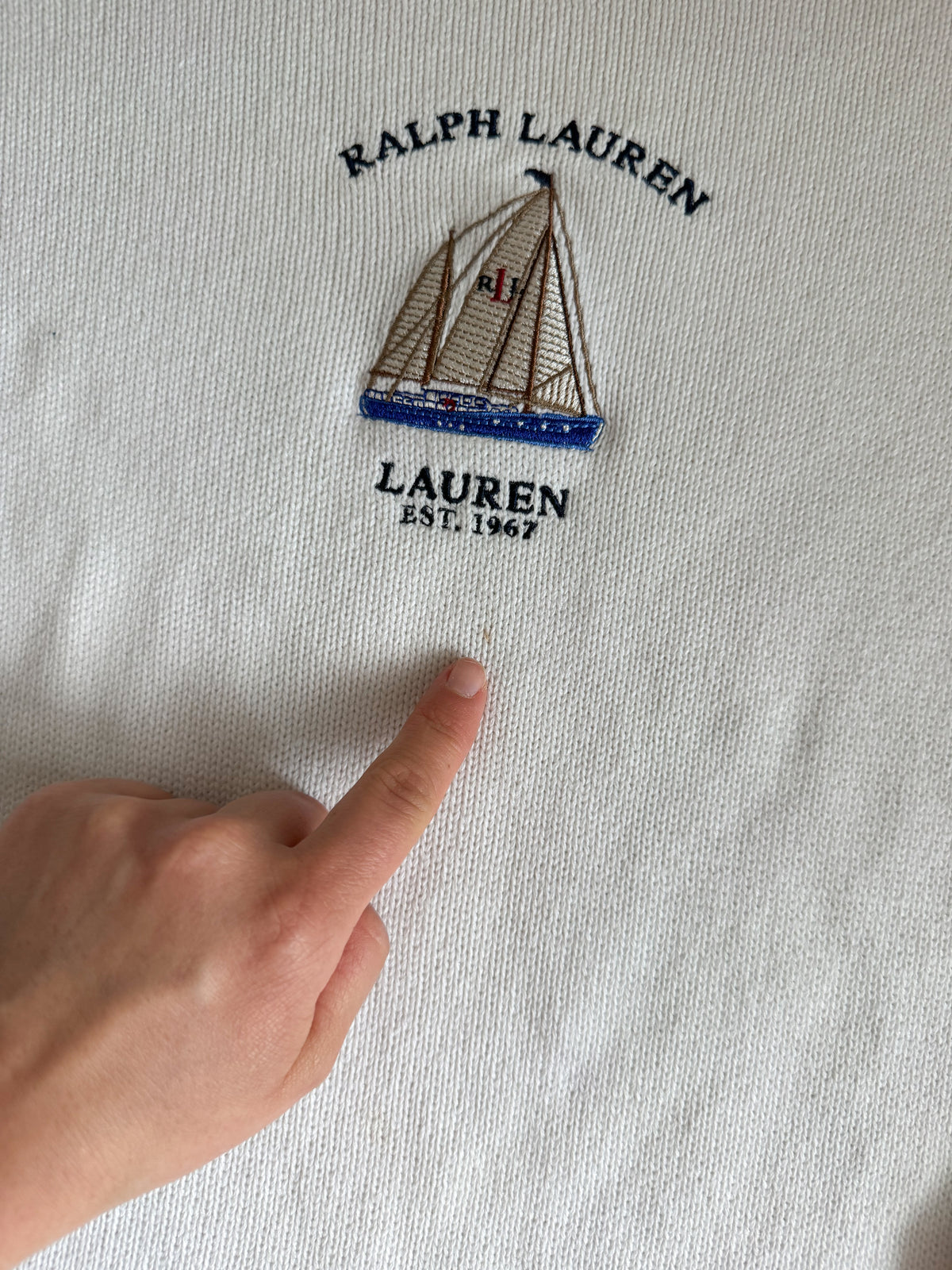 The RL Sailboat Sweater (XL)
