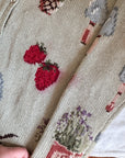 The Strawberry Garden Cardigan (S)