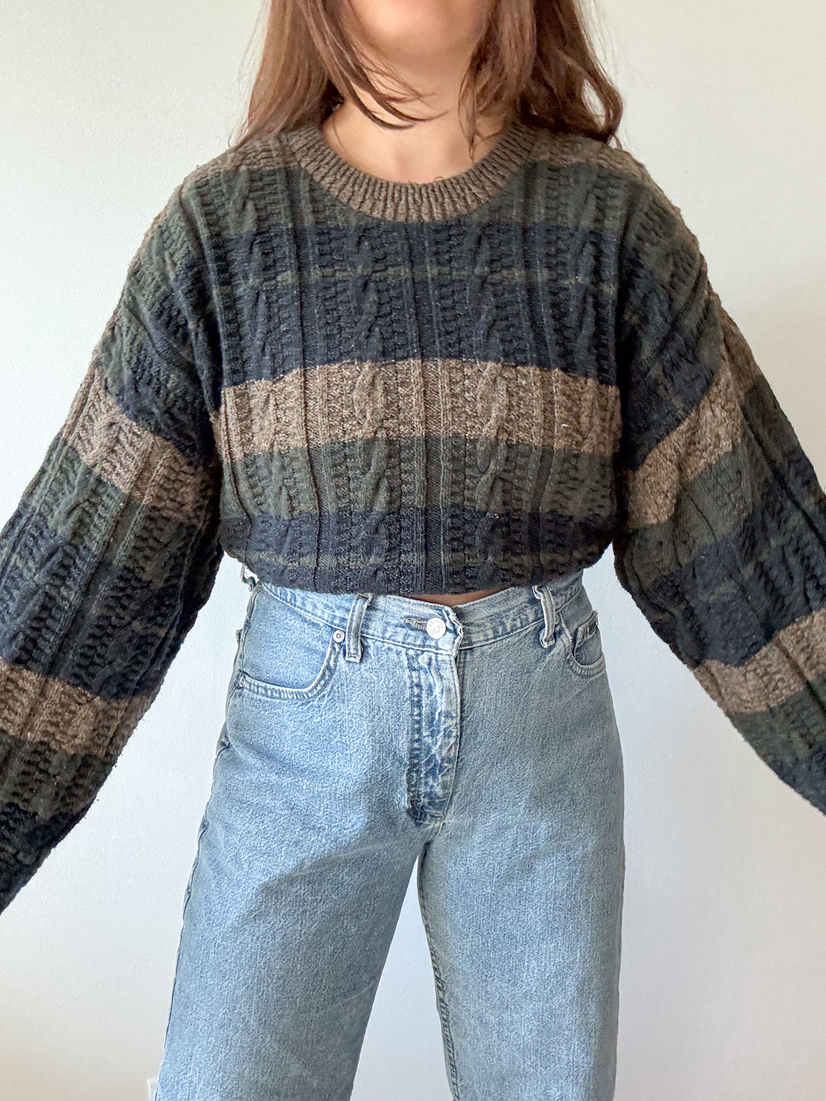 The Striped Bonfire Sweater (XL)