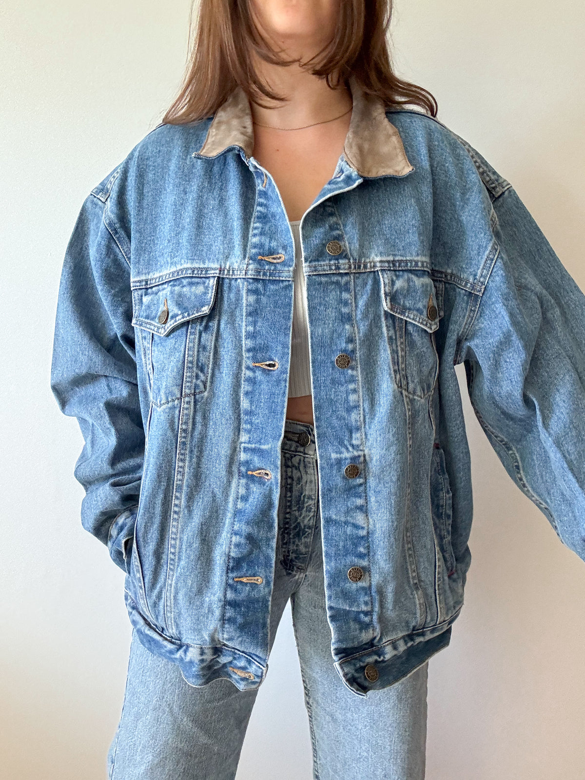 The Boxy Denim Jacket (XL)