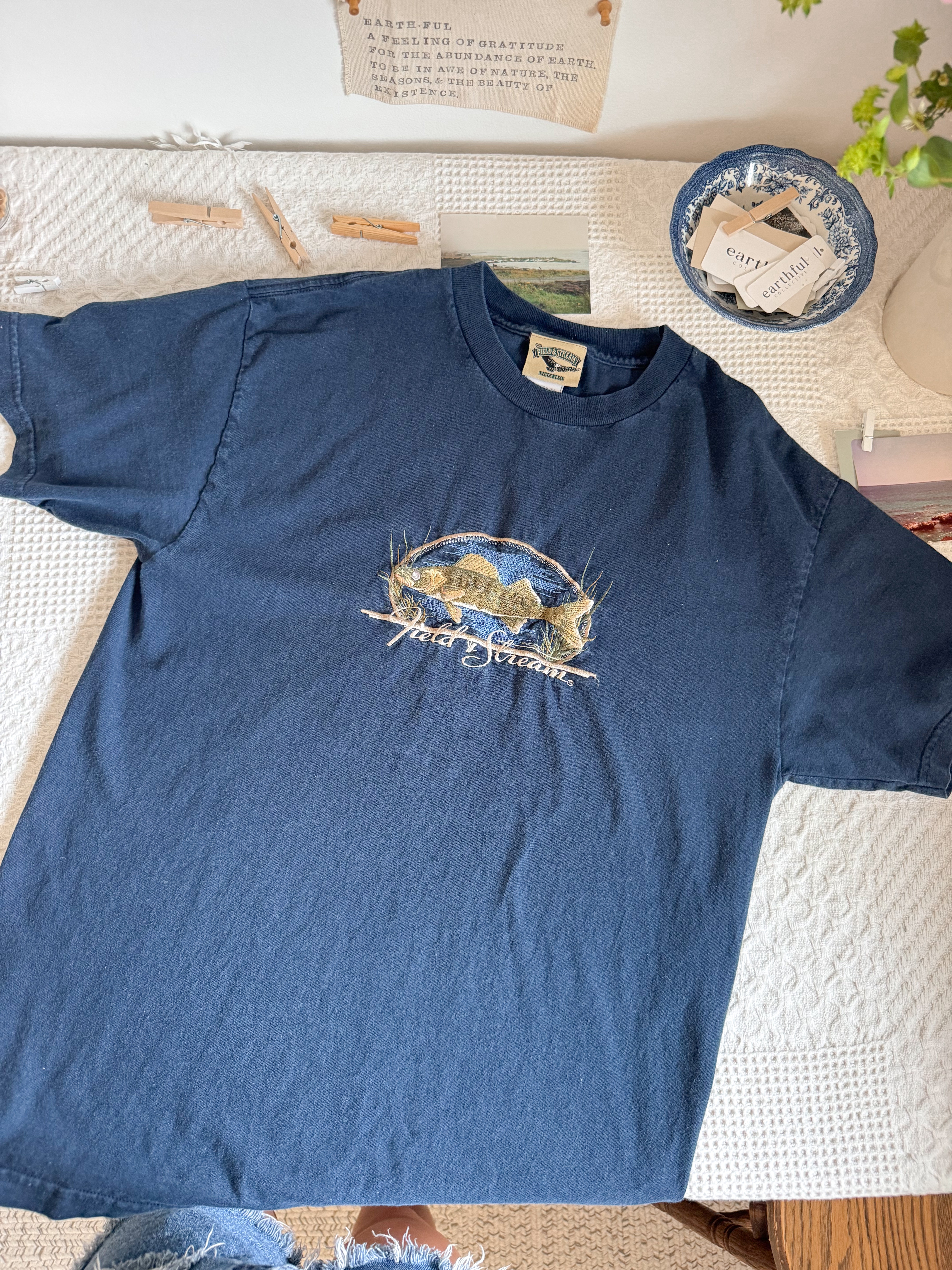The Navy Walleye Tee (L)