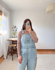 The Light Wash Carpenter Overalls (L)