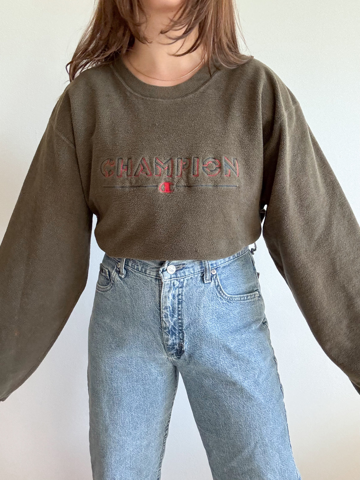 The Moss Champion Crewneck (L)