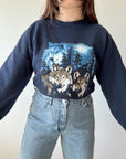 The Navy Wilderness Wolf Crewneck (XL)