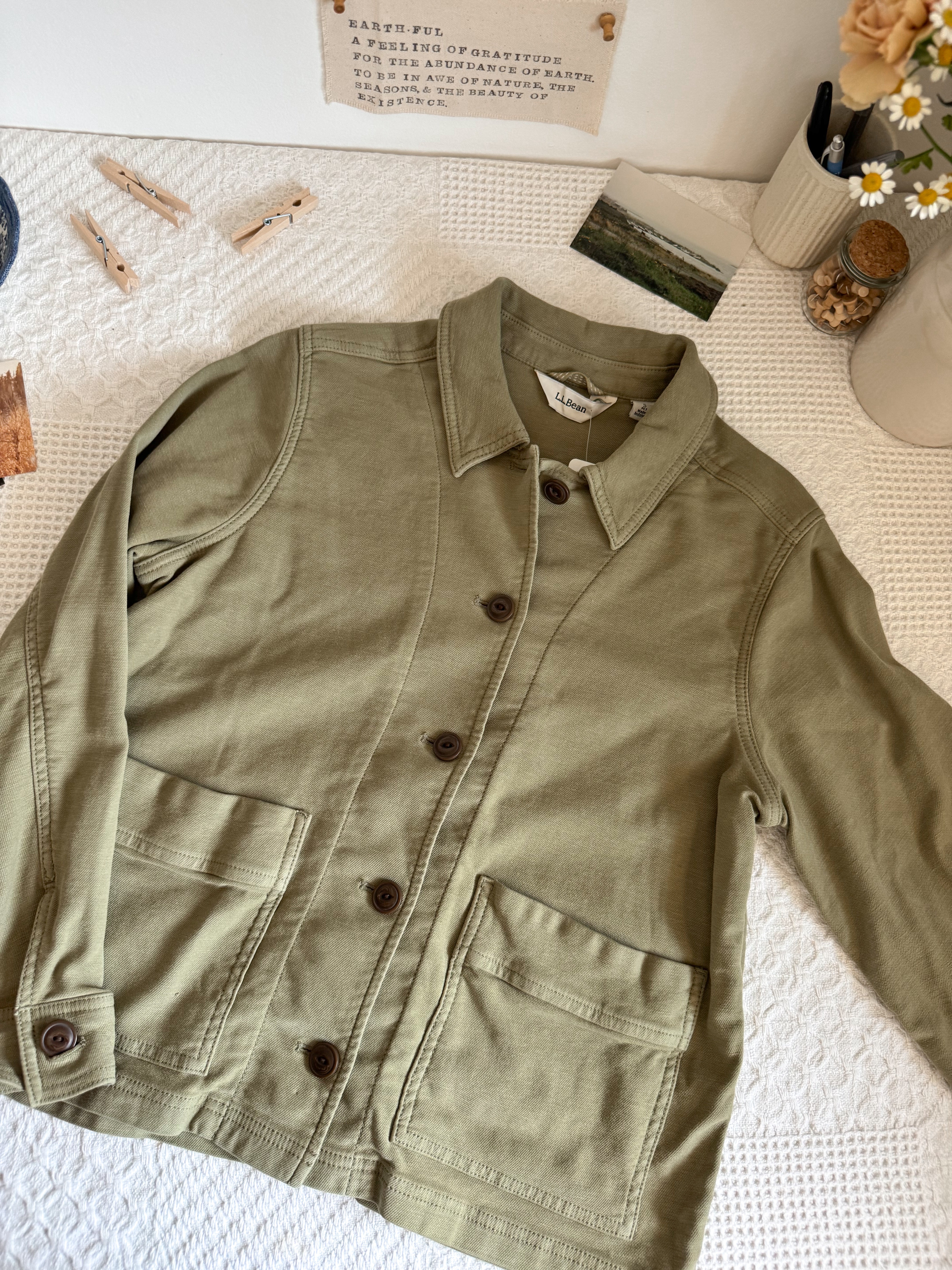 The Moss Bean Shacket (S)