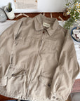 The Khaki Zip Up Light Jacket (XL)