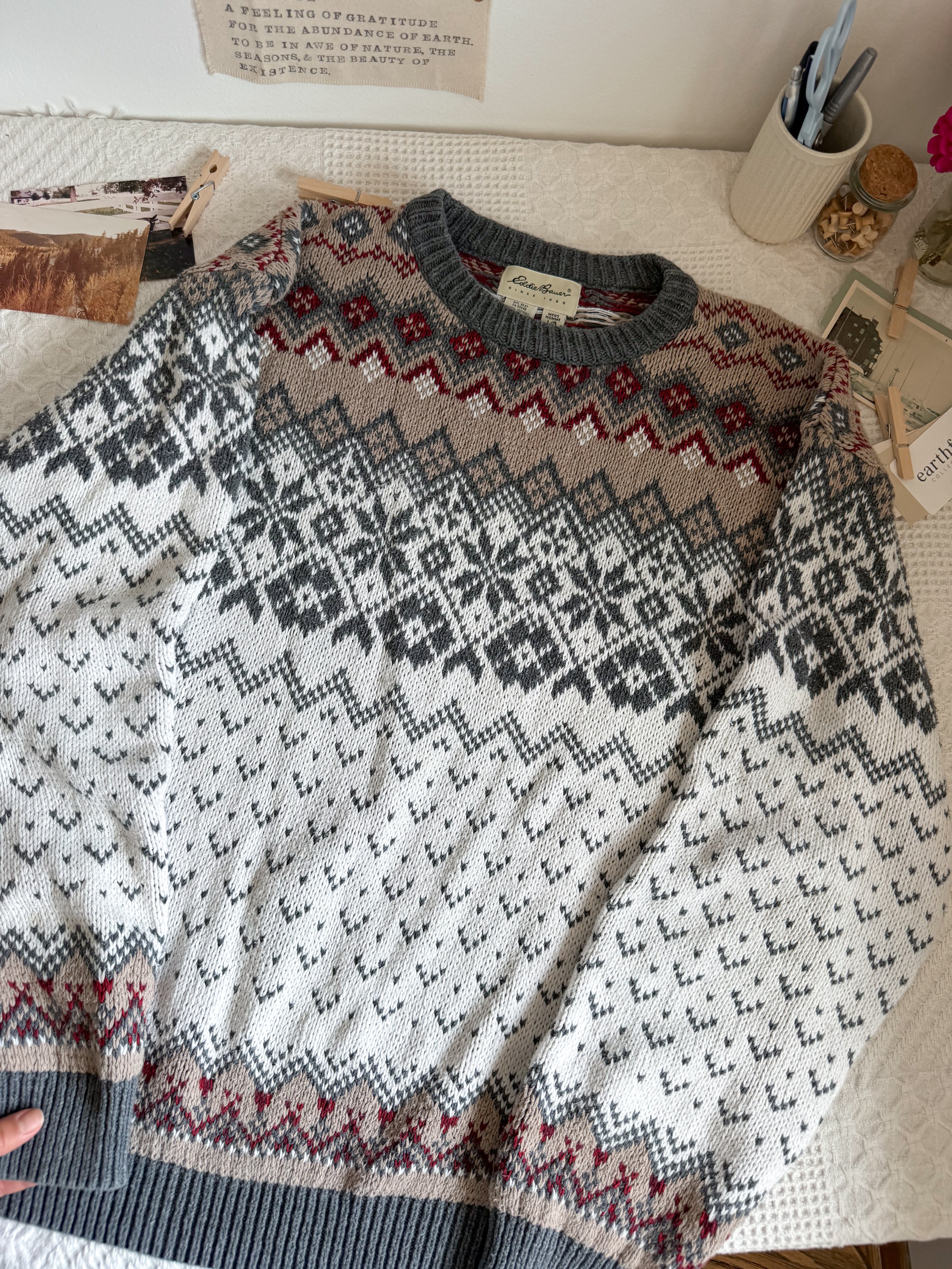 The Fall Fair Isle Sweater (XL)