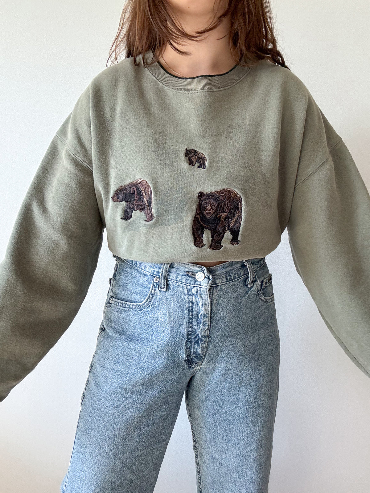 The Faded Bear Crewneck (XXL)