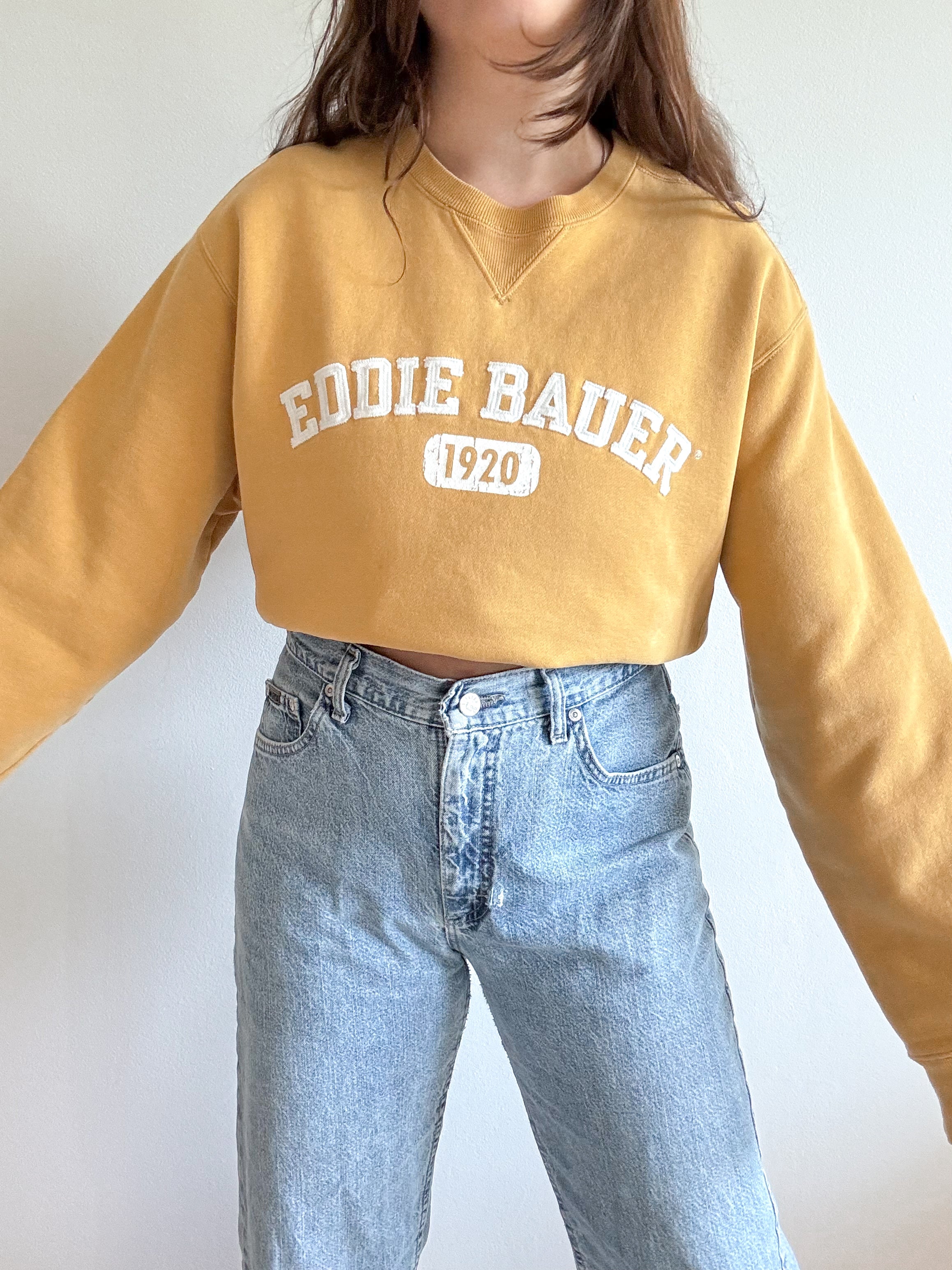 The Mustard Yellow Eddie Crewneck (L)