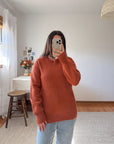 The Pumpkin Wool Blend Sweater (M)