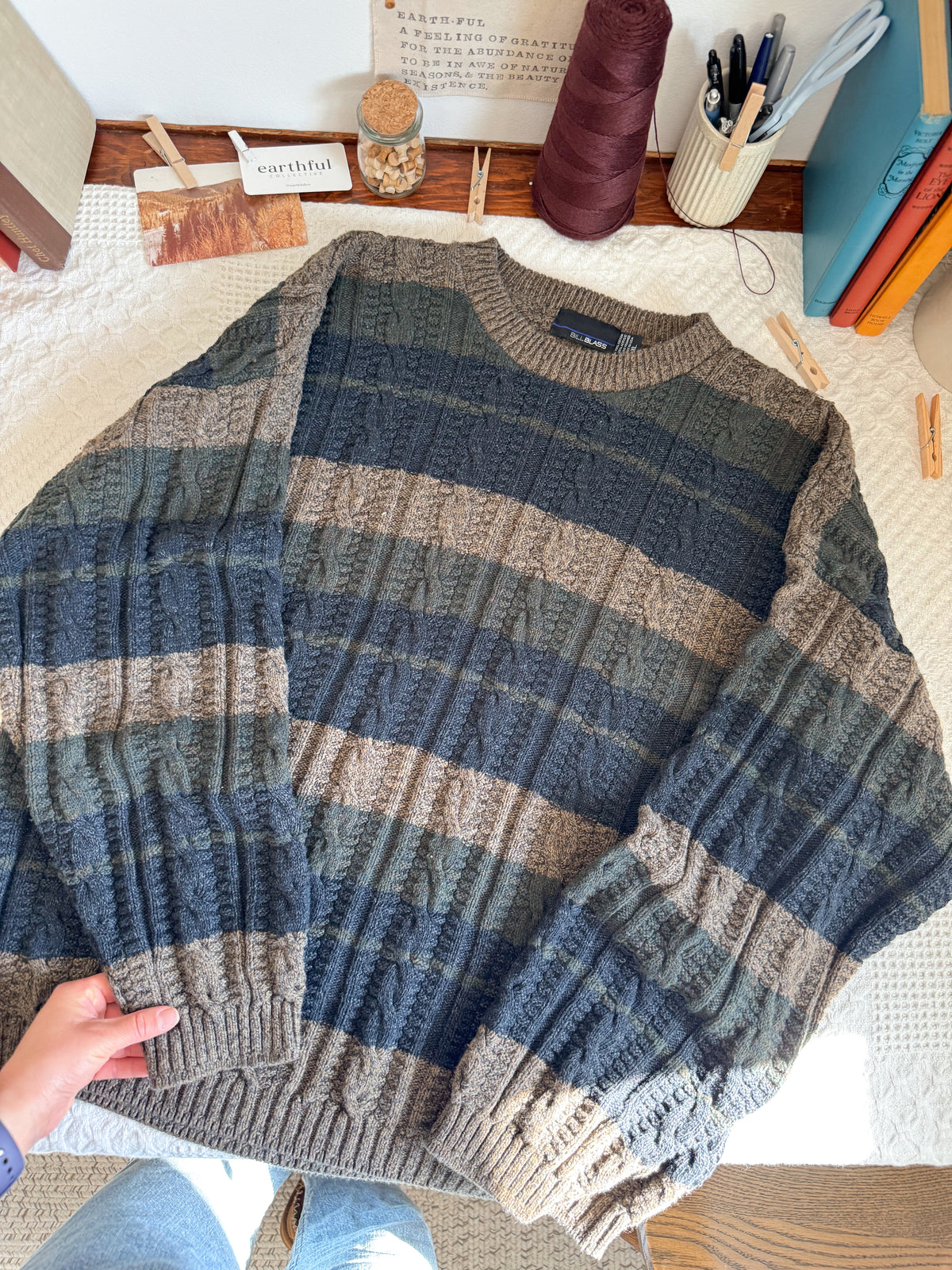 The Striped Bonfire Sweater (XL)