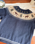 The Fair Isle Moose Cardigan (XL)