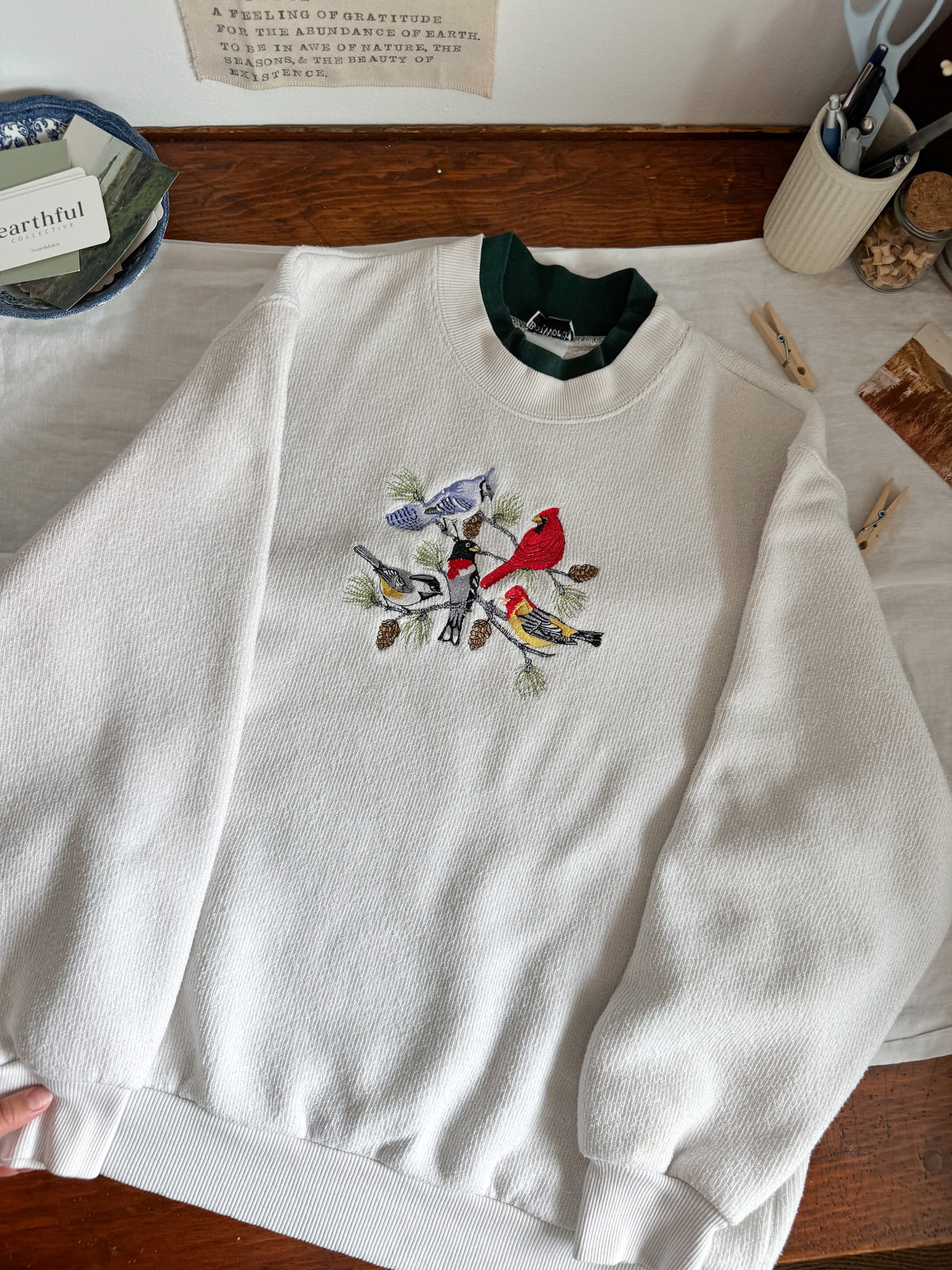 The Bird Branch Crewneck (L)