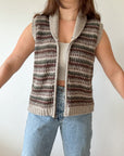 The Earth Toned Sweater Vest (M)
