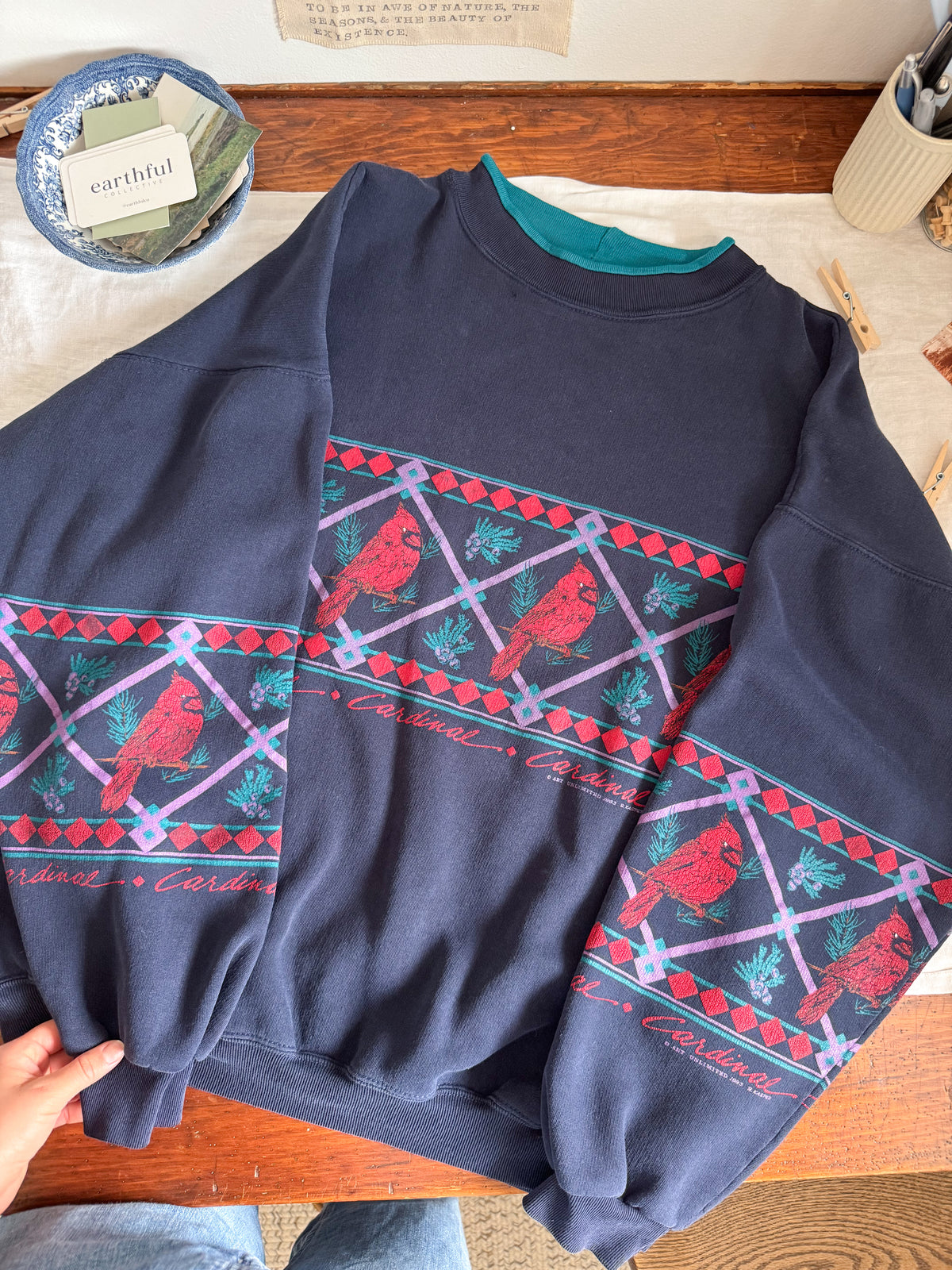 The Cardinal Print Crewneck (XL)