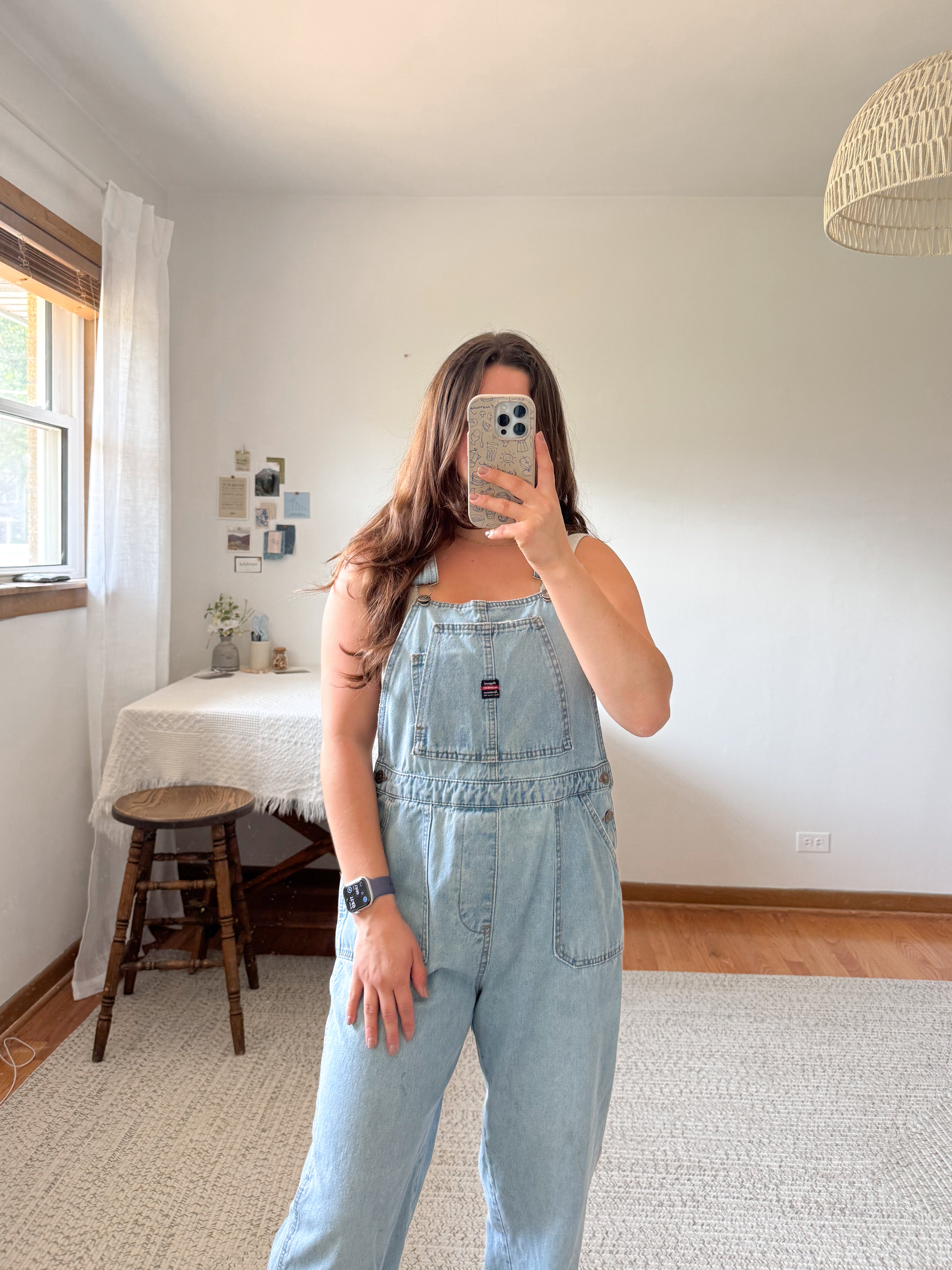 The Union Light Wash Overalls (M)