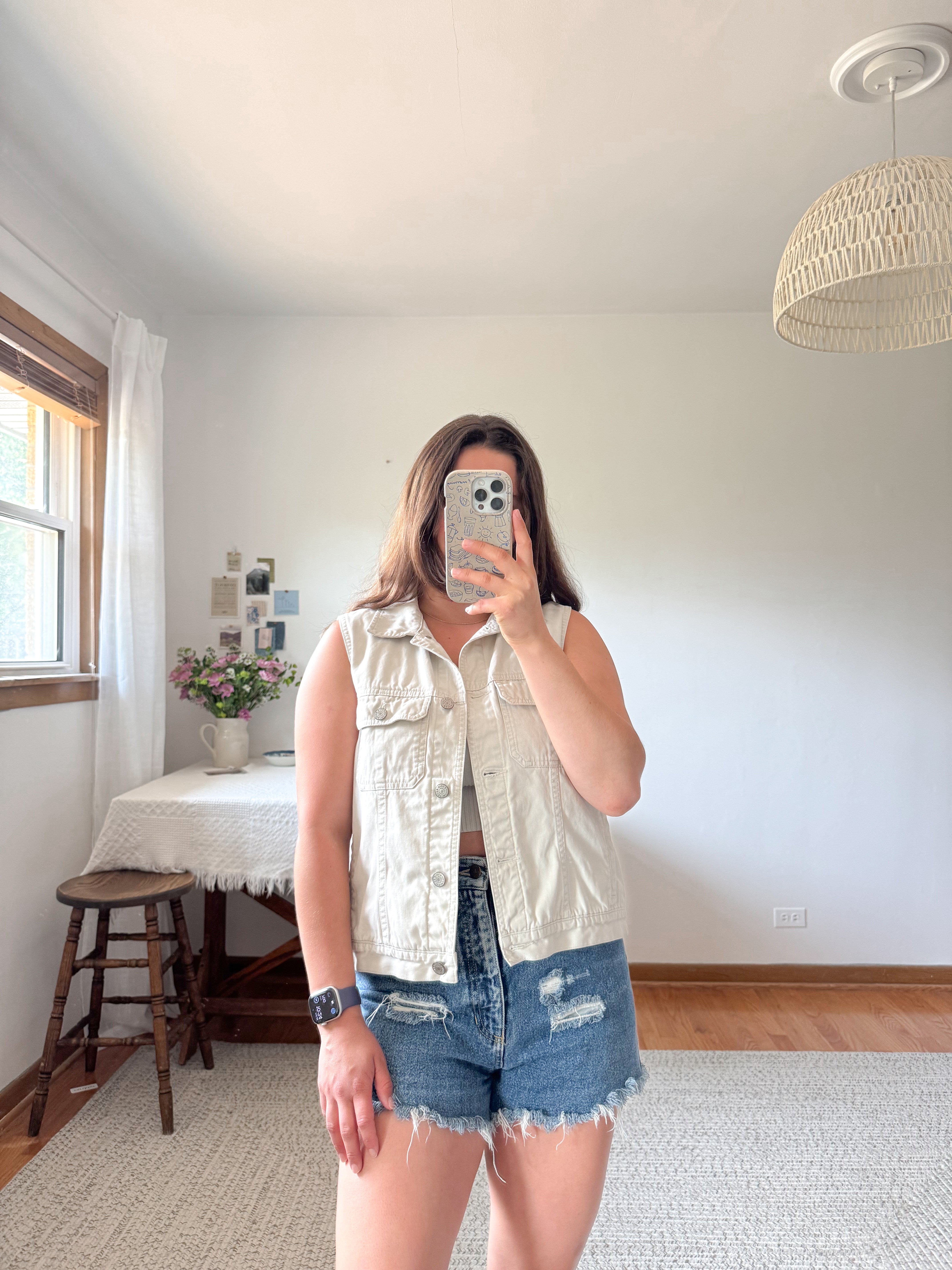 The Cream Eddie Utility Vest (M)