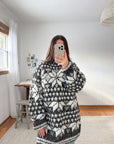 The Chunky Snowflake Sweater (L)