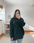 The Emerald Speckled Sweater (XL)