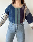 The Color Pop Stripe Sweater (L)