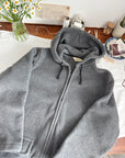The Cozy Charcoal Zip Up Fleece (MT)