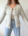 The Pastel Pattern Cardigan (S)