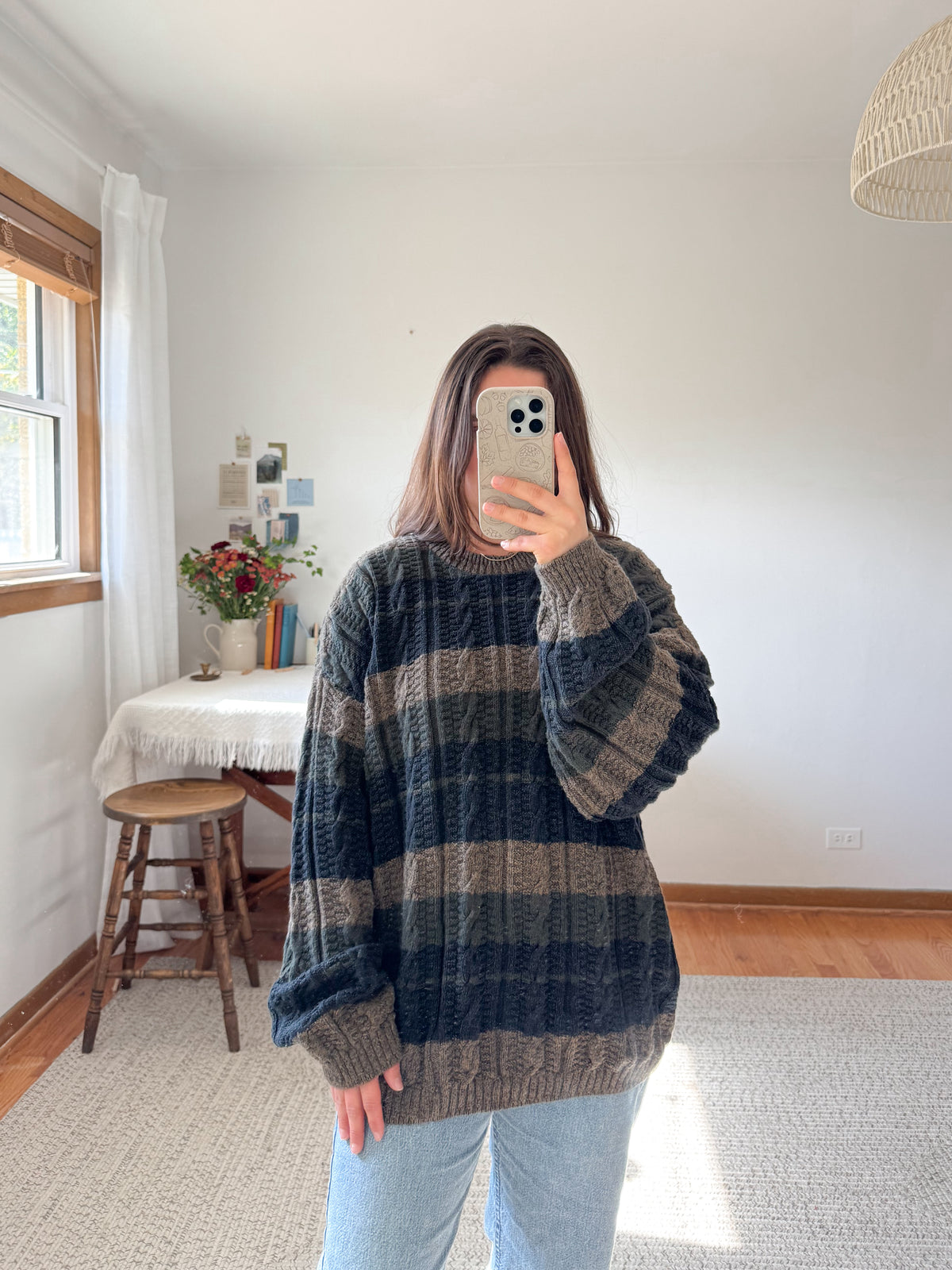The Striped Bonfire Sweater (XL)