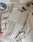 The Multi Texture Creamy Sweater (L)