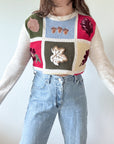 The Autumn Plum Patch Sweater (L)