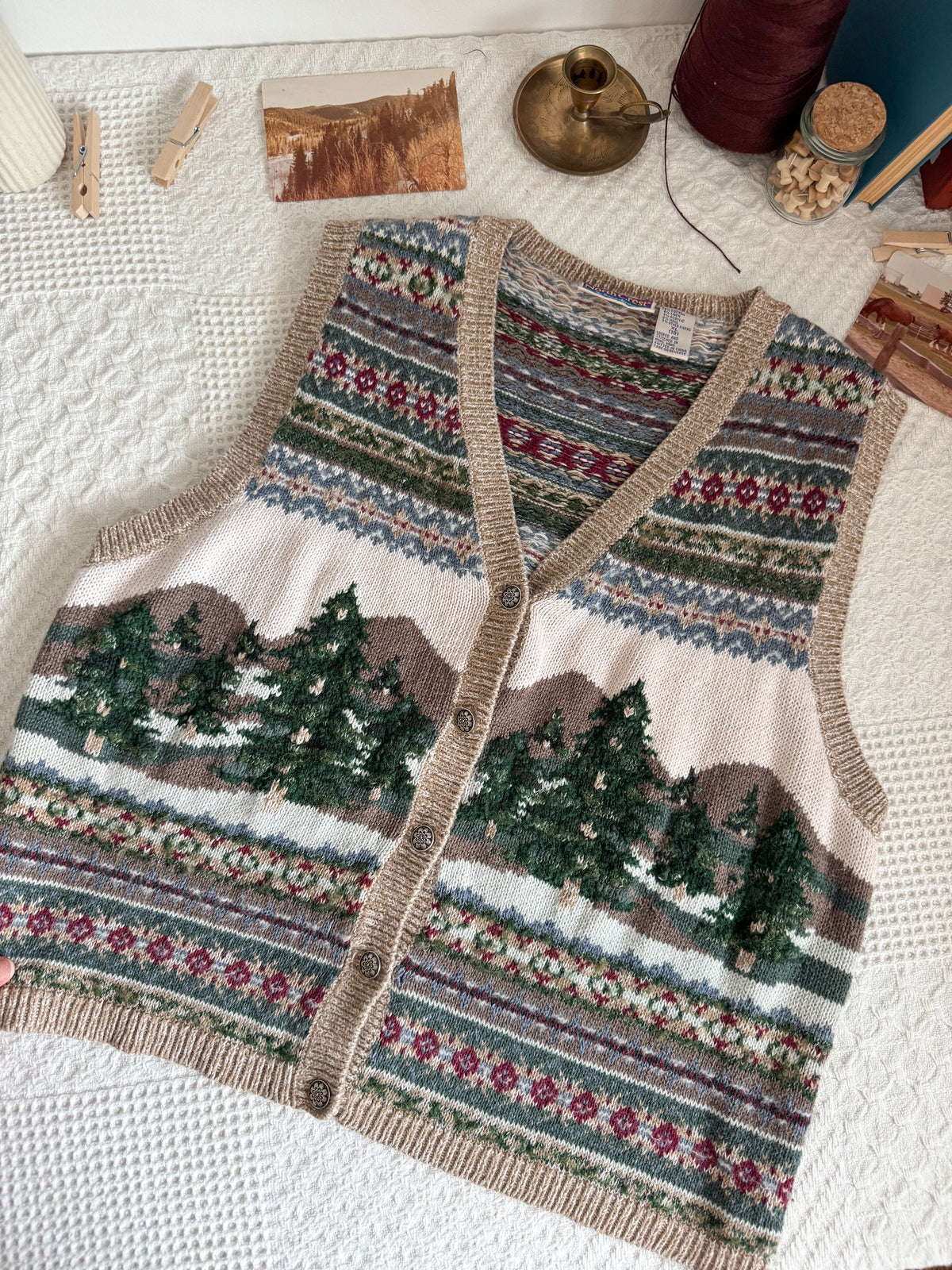 The Nordic Woodland Vest (L)