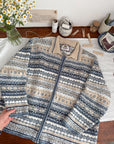 The Fair Isle Daylight Zip Up (XL)
