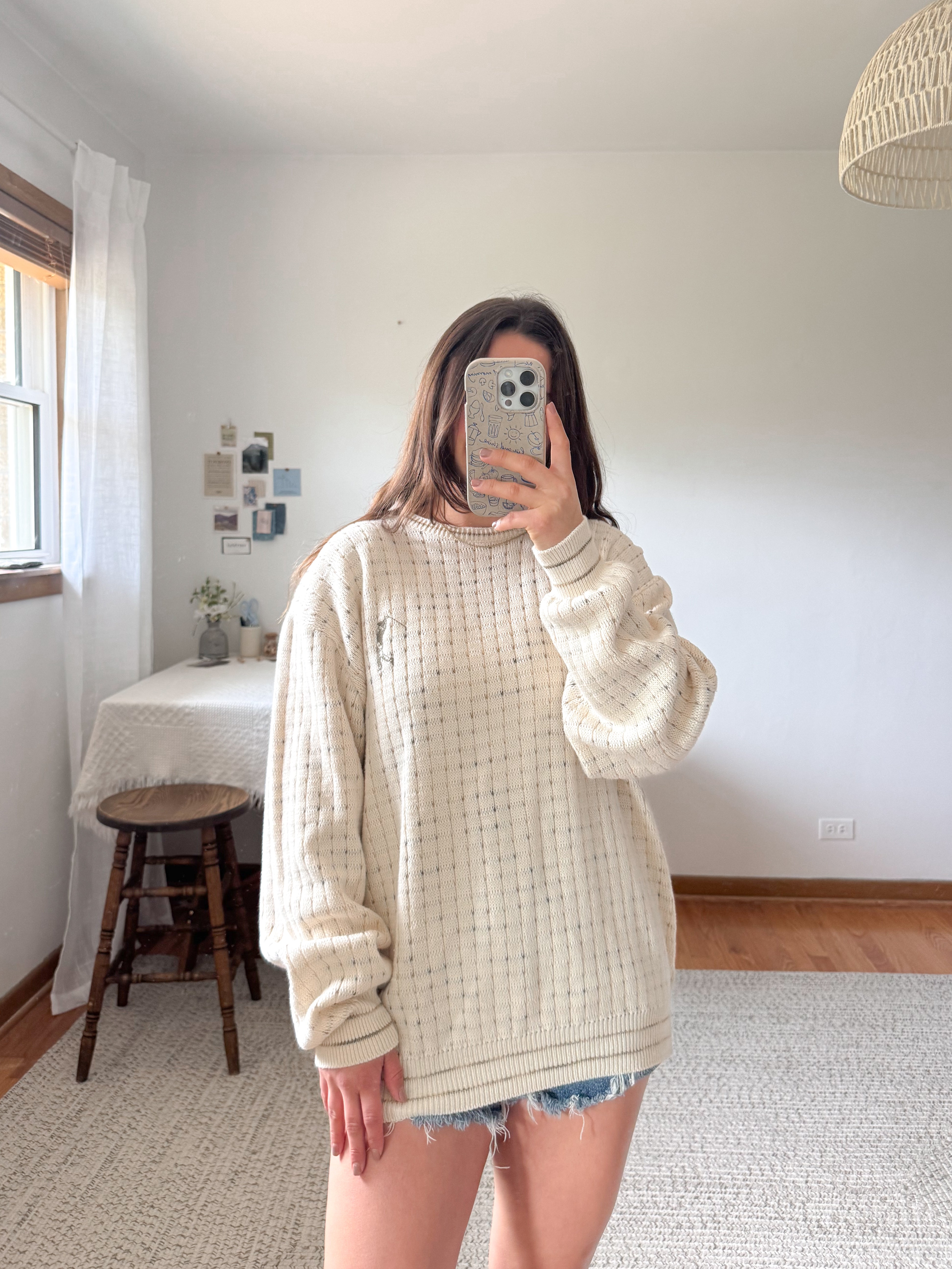 The Creamy Golf Sweater (XL)