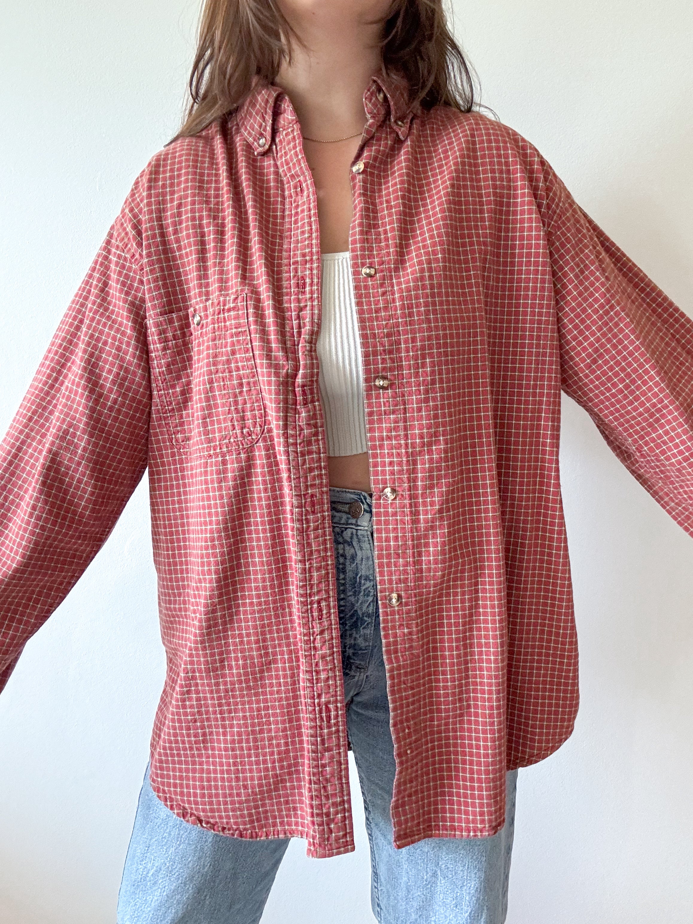 The Cider Flannel Button Up (L)