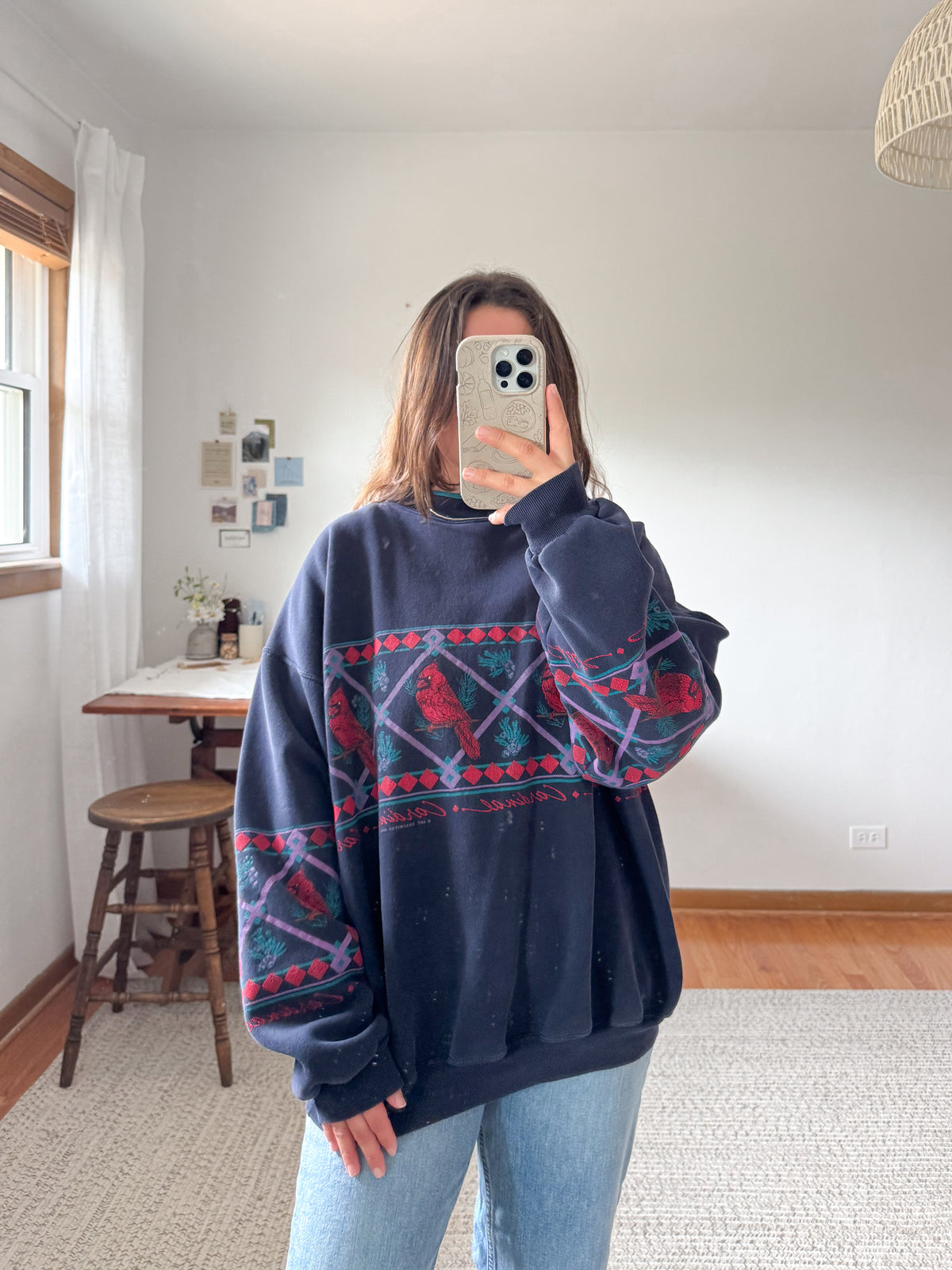 The Cardinal Print Crewneck (XL)