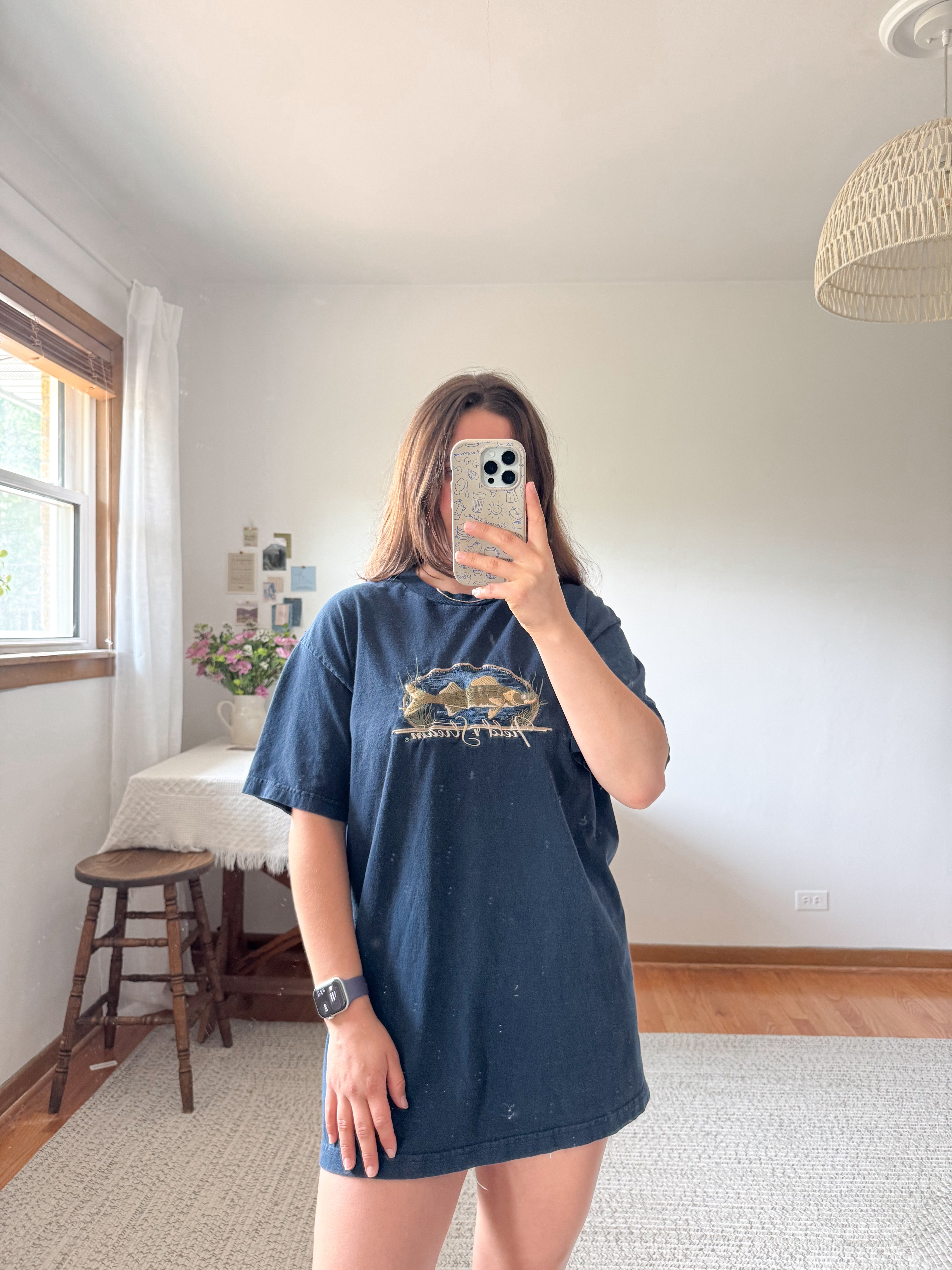 The Navy Walleye Tee (L)
