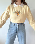 The Yellow Sunflower Granny Crewneck (M)