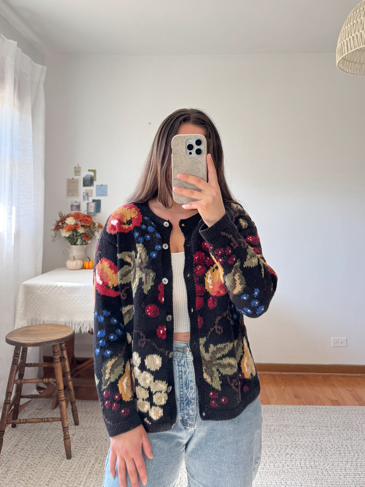 The Fruit Color Pop Cardigan (M)