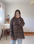 The Granola Striped Sweater (L)