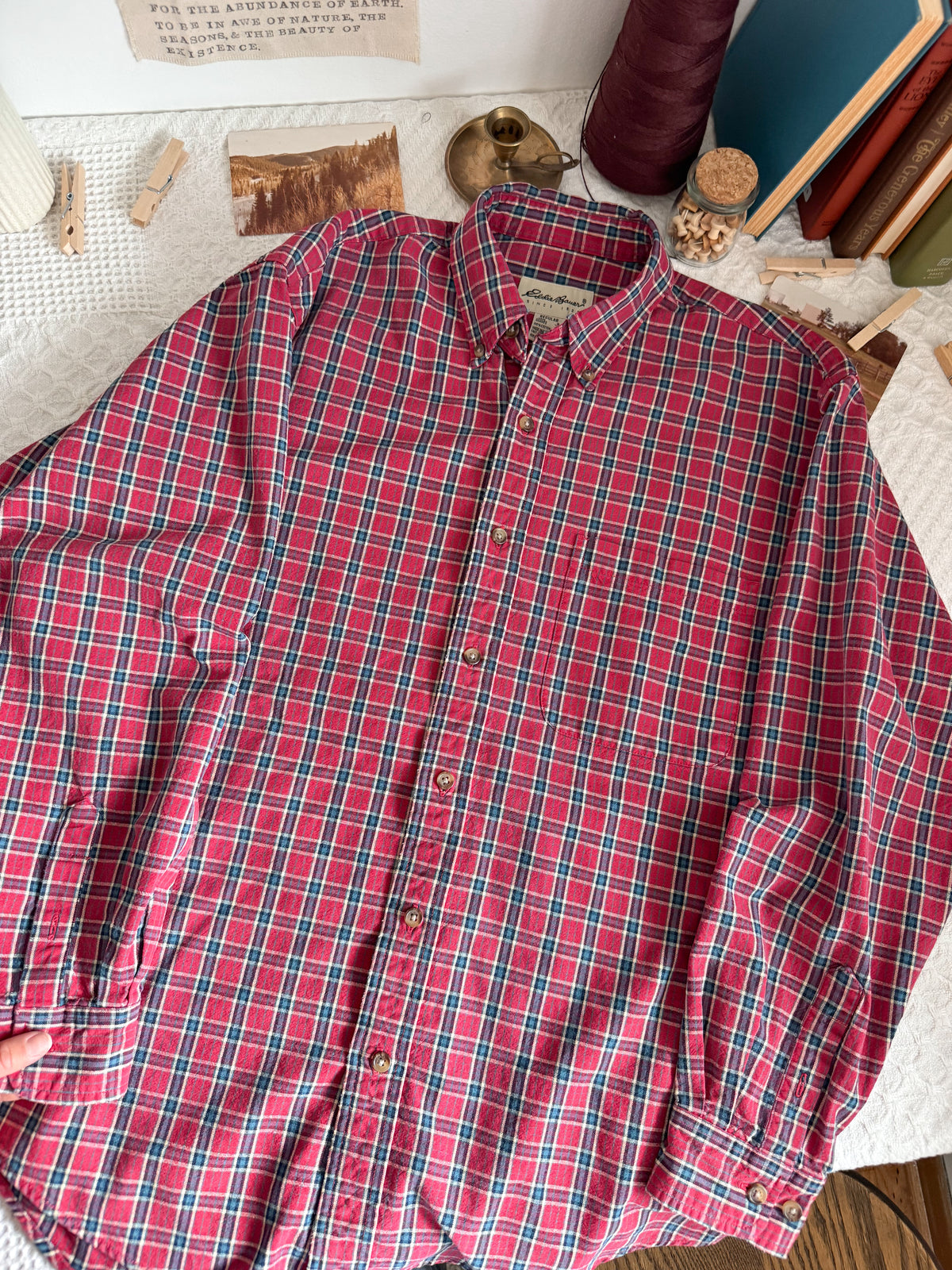 The Cubby Bear Plaid Button Up (M)