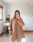 The Quilted Latte Jacket (L)