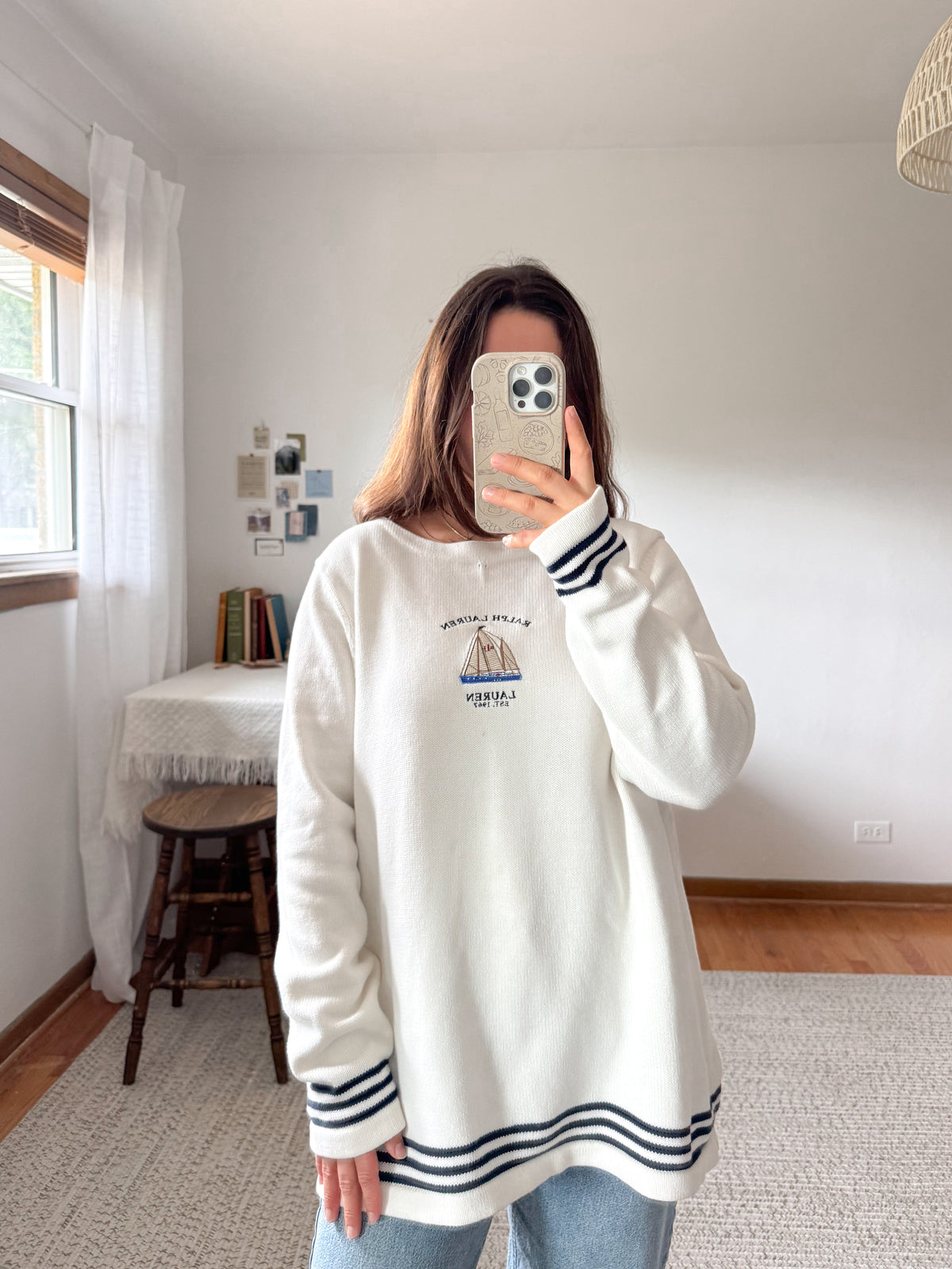 The RL Sailboat Sweater (XL)