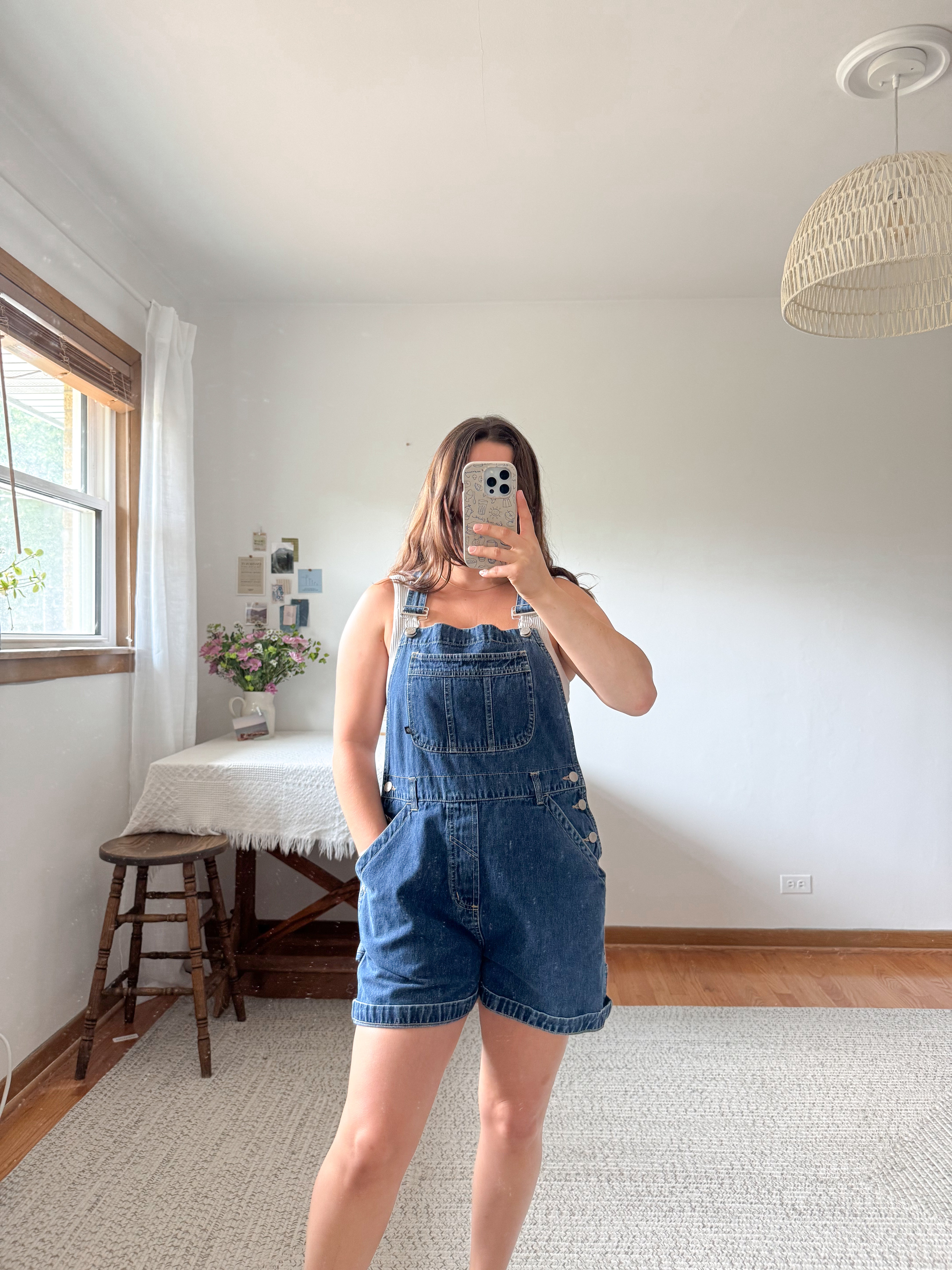 The Dark Wash Nobo Shortalls (M)