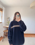 The Blueberry Stripe Sweater (XL)