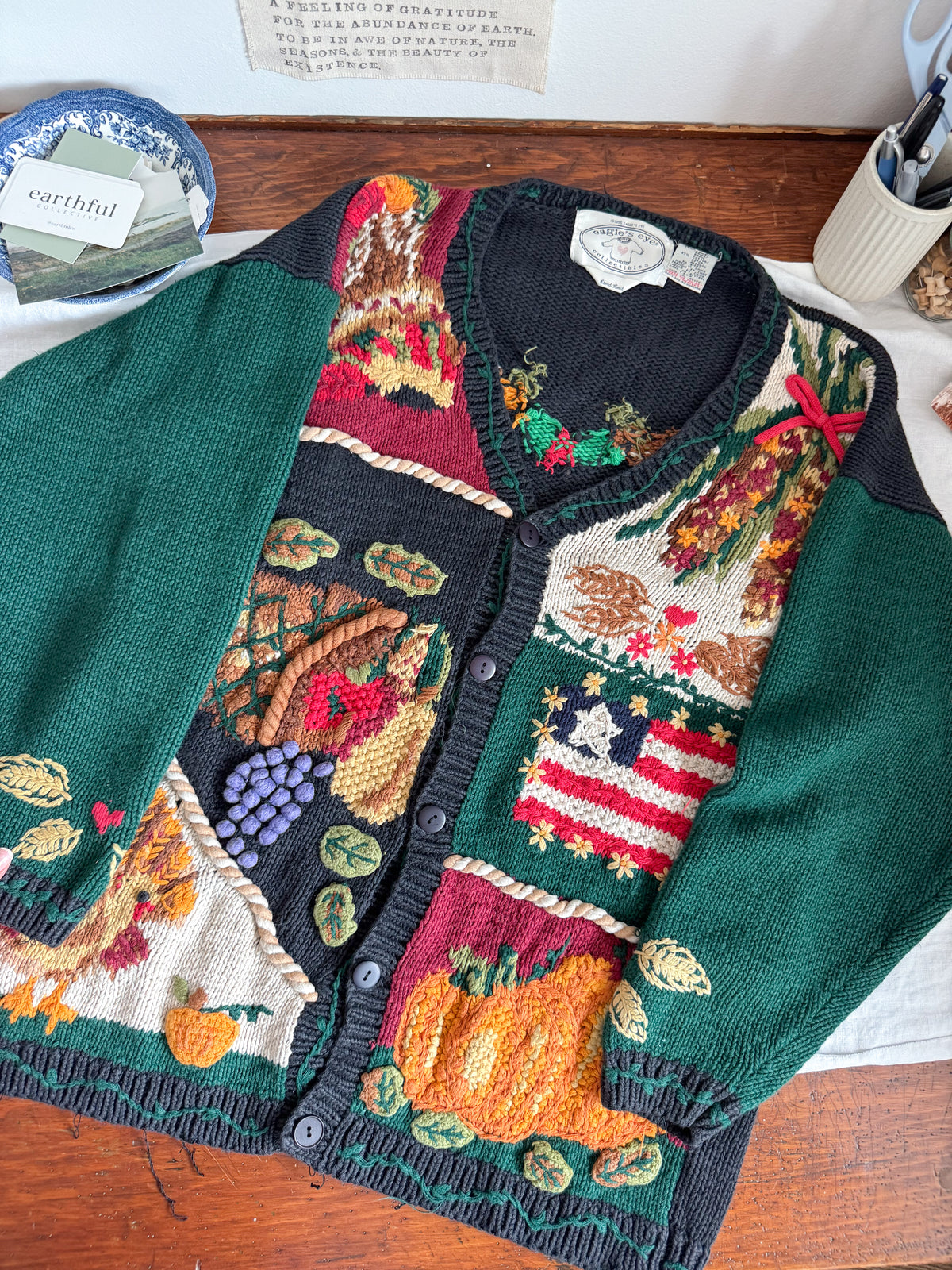 The Cornucopia Harvest Cardigan (M)