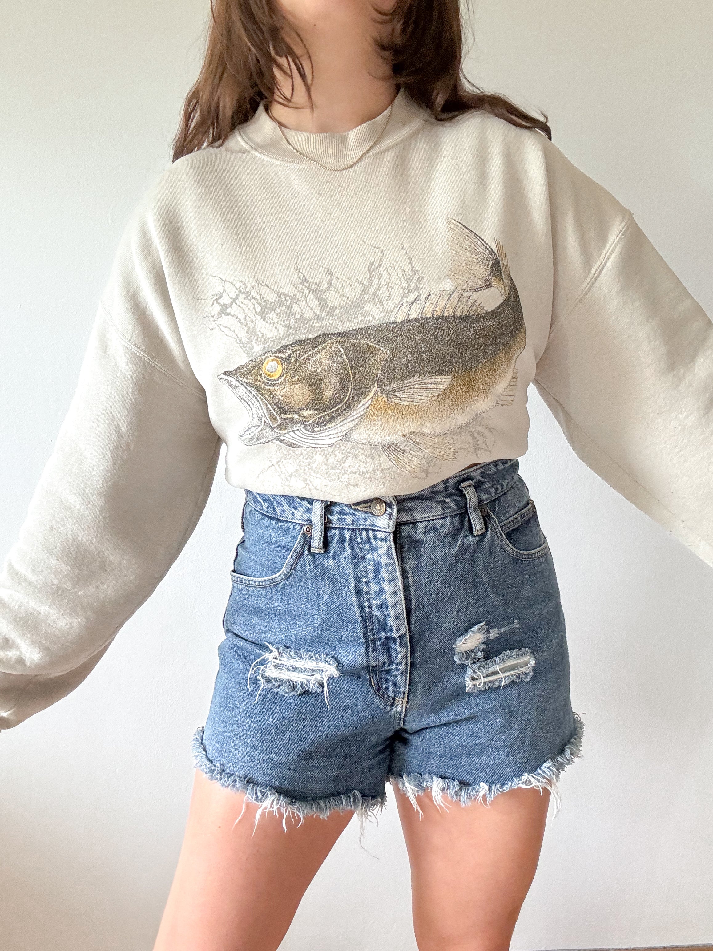 The Faded Fish Crewneck (XL)